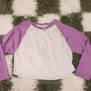 American Apparel Cropped Raglan
